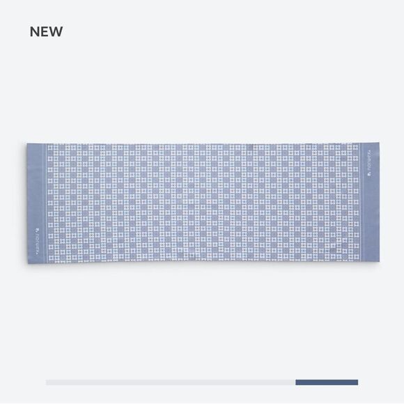 Norwex Signature Flora Blue Optic Scarf NWT - Picture 4 of 11